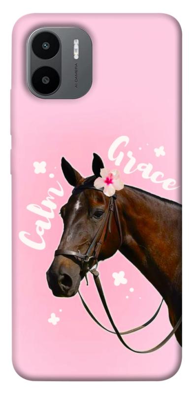 Чехол itsPrint Horse with flower для Xiaomi Redmi A1+ / A2+, животные, купить оптом с доставкой