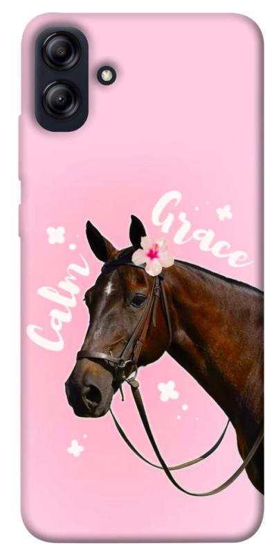 Чехол itsPrint Horse with flower для Samsung Galaxy A04e, животные, купить оптом с доставкой