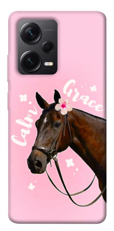 Чехол itsPrint Horse with flower для Xiaomi Redmi Note 12 Pro+ 5G, животные, купить оптом с доставкой