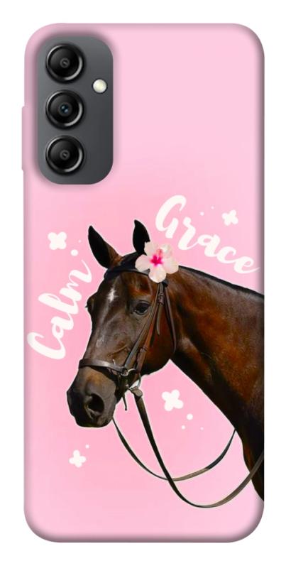 Чехол itsPrint Horse with flower для Samsung Galaxy A14 4G/5G, животные, купить оптом с доставкой