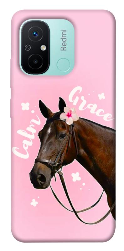 Чехол itsPrint Horse with flower для Xiaomi Redmi 12C, животные, купить оптом с доставкой