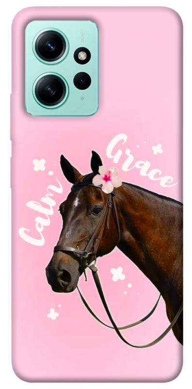Чехол itsPrint Horse with flower для Xiaomi Redmi Note 12 4G, животные, купить оптом с доставкой