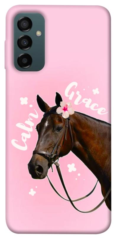 Чехол itsPrint Horse with flower для Samsung Galaxy M34 5G, животные, купить оптом с доставкой