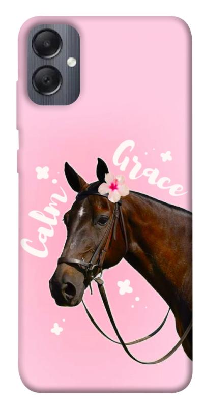 Чехол itsPrint Horse with flower для Samsung Galaxy A05, животные, купить оптом с доставкой