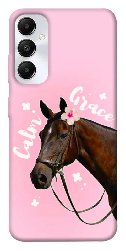 Чехол itsPrint Horse with flower для Samsung Galaxy A05s, животные, купить оптом с доставкой