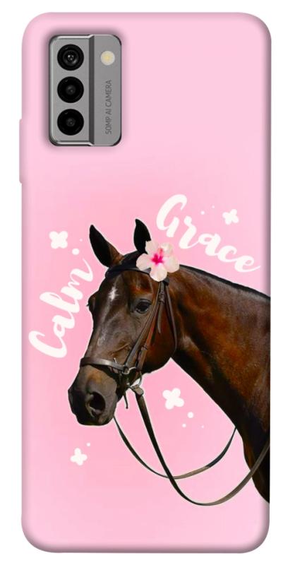 Чохол itsPrint Horse with flower для Nokia G22, тварини, купити оптом з доставкою