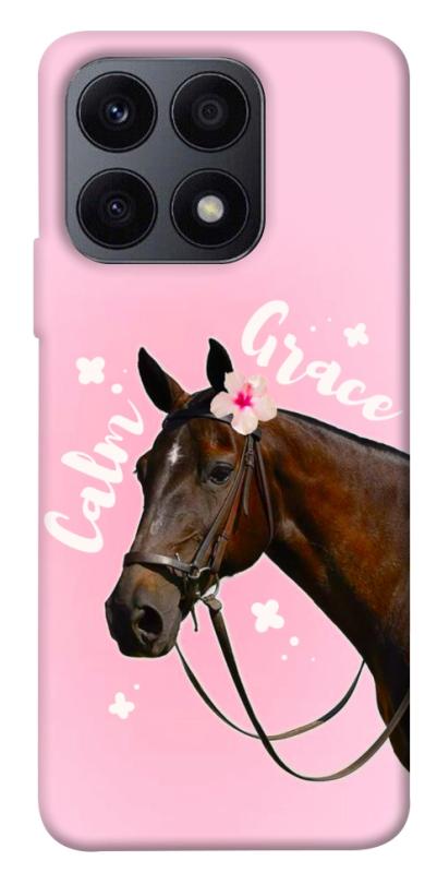 Чехол itsPrint Horse with flower для Huawei Honor X8a, животные, купить оптом с доставкой