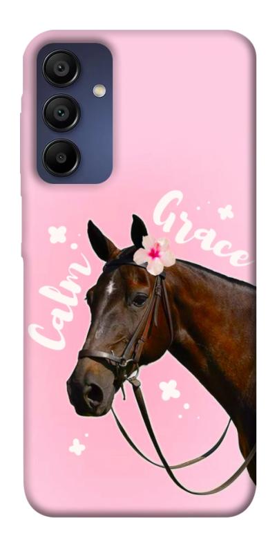 Чехол itsPrint Horse with flower для Samsung Galaxy A15 4G/5G, животные, купить оптом с доставкой