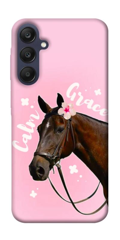 Чехол itsPrint Horse with flower для Samsung Galaxy A25 5G, животные, купить оптом с доставкой