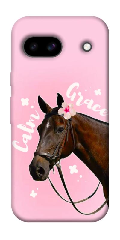 Чехол itsPrint Horse with flower для Google Pixel 8a, животные, купить оптом с доставкой