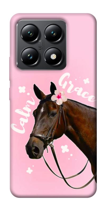 Чехол itsPrint Horse with flower для Xiaomi 14T, животные, купить оптом с доставкой