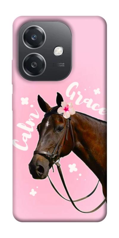 Чехол itsPrint Horse with flower для Oppo A3 4G, животные, купить оптом с доставкой