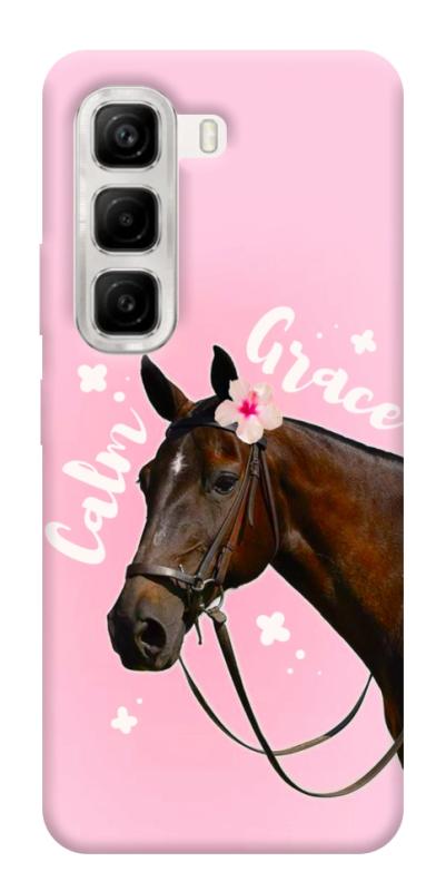 Чехол itsPrint Horse with flower для Infinix Hot 50 4G, животные, купить оптом с доставкой