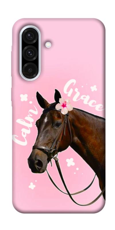 Чехол itsPrint Horse with flower для Samsung Galaxy A36 5G, животные, купить оптом с доставкой
