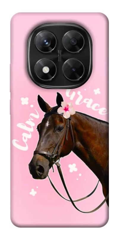 Чехол itsPrint Horse with flower для Xiaomi Redmi Note 14 Pro 5G, животные, купить оптом с доставкой
