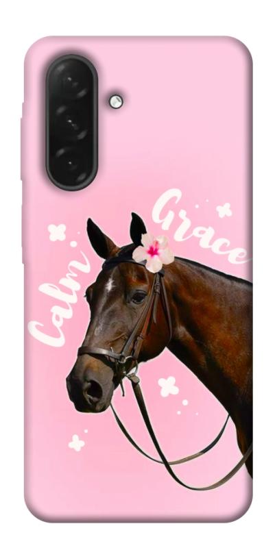 Чехол itsPrint Horse with flower для Samsung Galaxy A26 5G, животные, купить оптом с доставкой