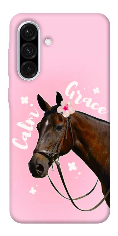 Чехол itsPrint Horse with flower для Samsung Galaxy A56 5G, животные, купить оптом с доставкой