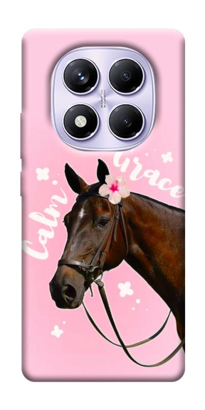 Чехол itsPrint Horse with flower для Xiaomi Poco X7, животные, купить оптом с доставкой