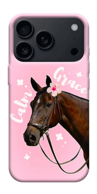 Чехол itsPrint Horse with flower для Apple iPhone 17 Pro (6.3"), животные, купить оптом с доставкой