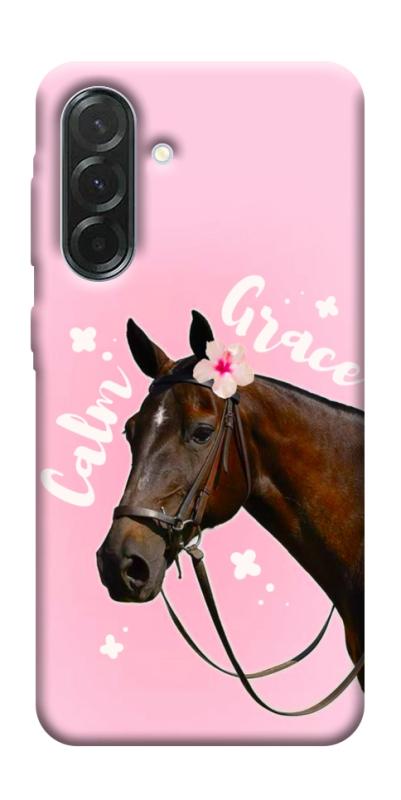 Чехол itsPrint Horse with flower для Samsung Galaxy A57 5G, животные, купить оптом с доставкой