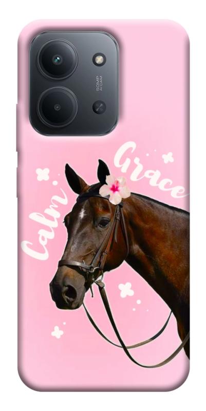 Чехол itsPrint Horse with flower для Xiaomi Redmi 15C (EU), животные, купить оптом с доставкой