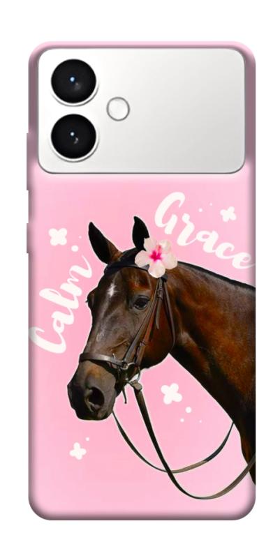 Чехол itsPrint Horse with flower для Samsung Galaxy S26+, животные, купить оптом с доставкой