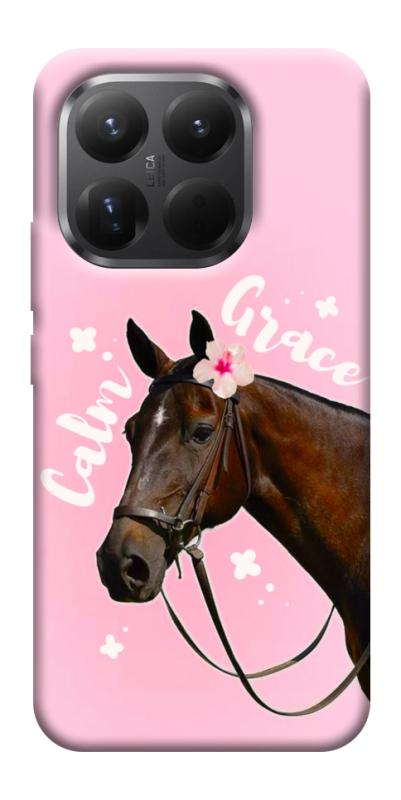 Чехол itsPrint Horse with flower для Xiaomi 15T Pro, животные, купить оптом с доставкой