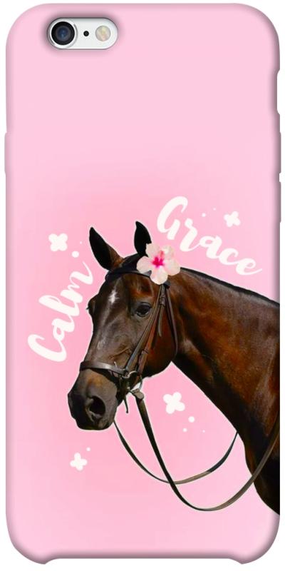 Чехол itsPrint Horse with flower для Apple iPhone 6/6s plus (5.5"), животные, купить оптом с доставкой