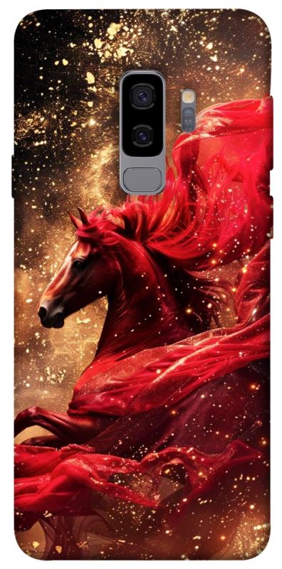 Чехол itsPrint Red sparkles Horse для Samsung Galaxy S9+, животные, купить оптом с доставкой