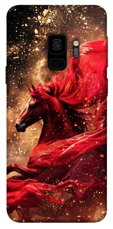 Чохол itsPrint Red sparkles Horse для Samsung Galaxy S9, тварини, купити оптом з доставкою