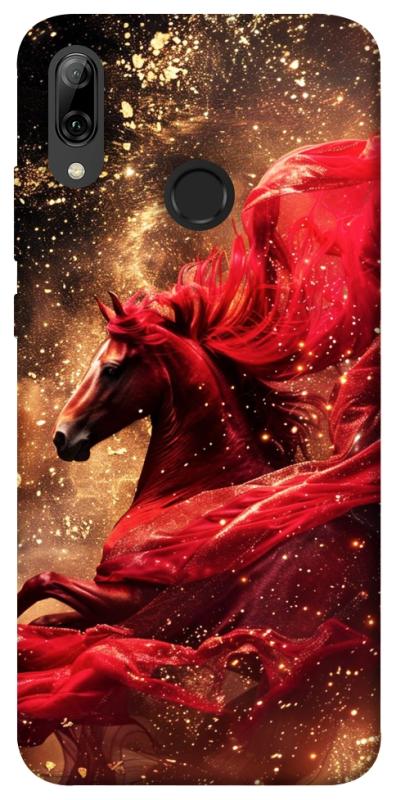 Чохол itsPrint Red sparkles Horse для Huawei P Smart (2019), тварини, купити оптом з доставкою