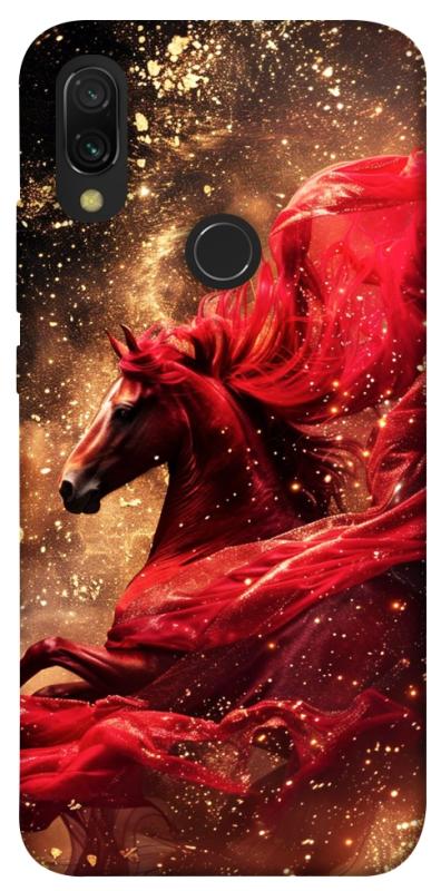 Чехол itsPrint Red sparkles Horse для Xiaomi Redmi 7, животные, купить оптом с доставкой