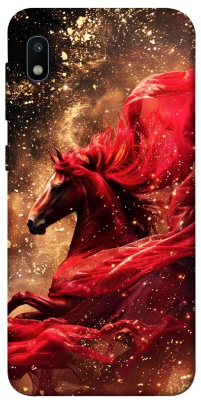 Чехол itsPrint Red sparkles Horse для Samsung Galaxy A10 (A105F), животные, купить оптом с доставкой