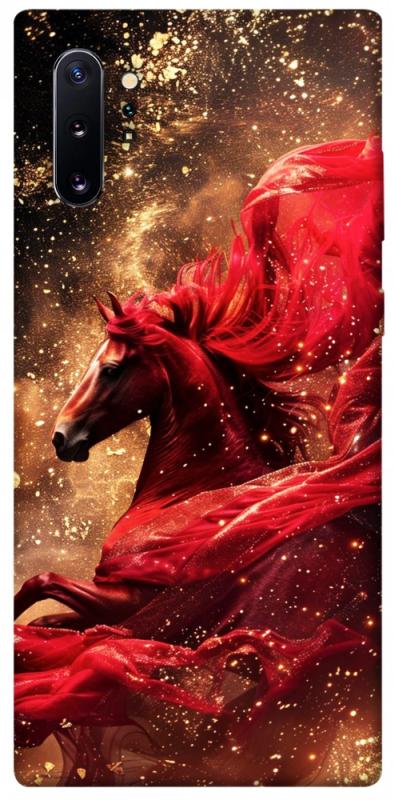 Чехол itsPrint Red sparkles Horse для Samsung Galaxy Note 10 Plus, животные, купить оптом с доставкой