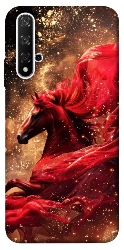 Чехол itsPrint Red sparkles Horse для Huawei Honor 20 / Nova 5T, животные, купить оптом с доставкой