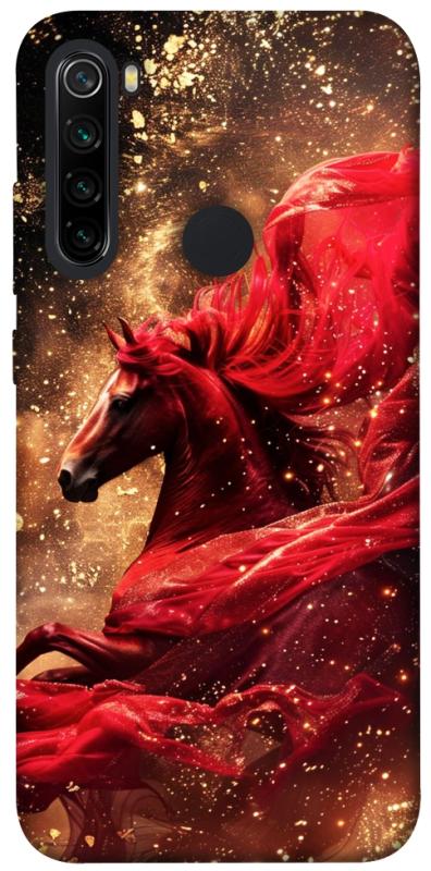 Чехол itsPrint Red sparkles Horse для Xiaomi Redmi Note 8, животные, купить оптом с доставкой
