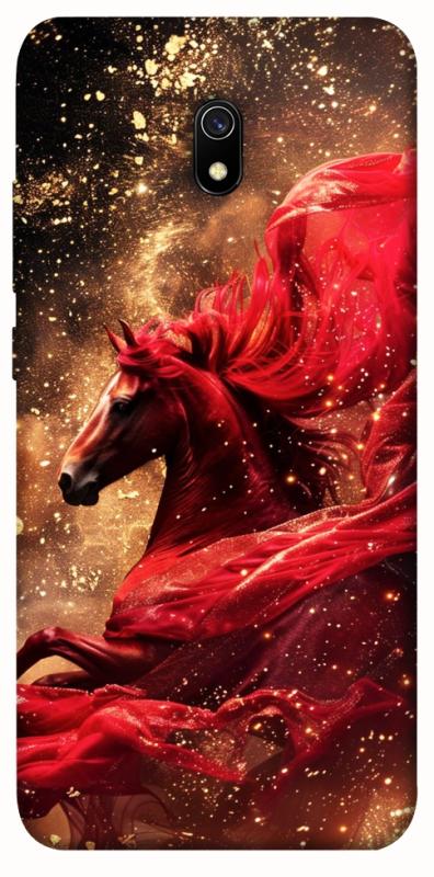 Чехол itsPrint Red sparkles Horse для Xiaomi Redmi 8a, животные, купить оптом с доставкой