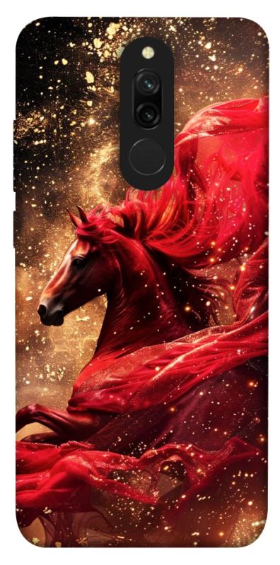 Чехол itsPrint Red sparkles Horse для Xiaomi Redmi 8, животные, купить оптом с доставкой