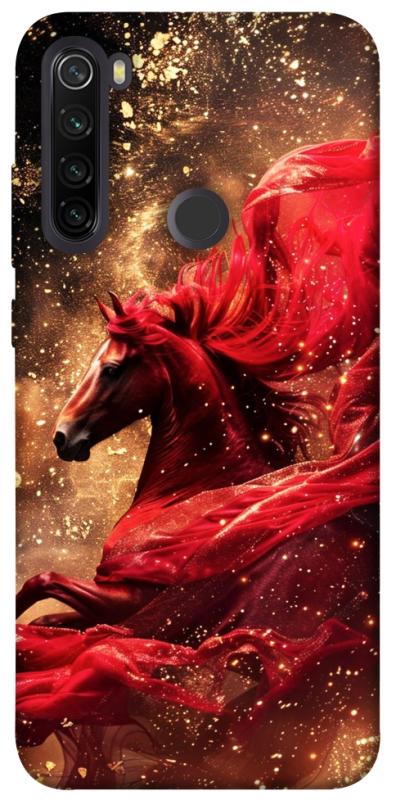 Чехол itsPrint Red sparkles Horse для Xiaomi Redmi Note 8T, животные, купить оптом с доставкой