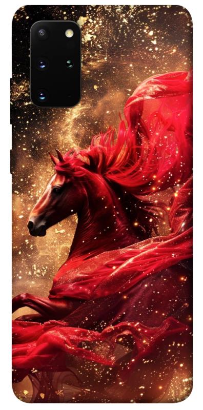 Чехол itsPrint Red sparkles Horse для Samsung Galaxy S20+, животные, купить оптом с доставкой