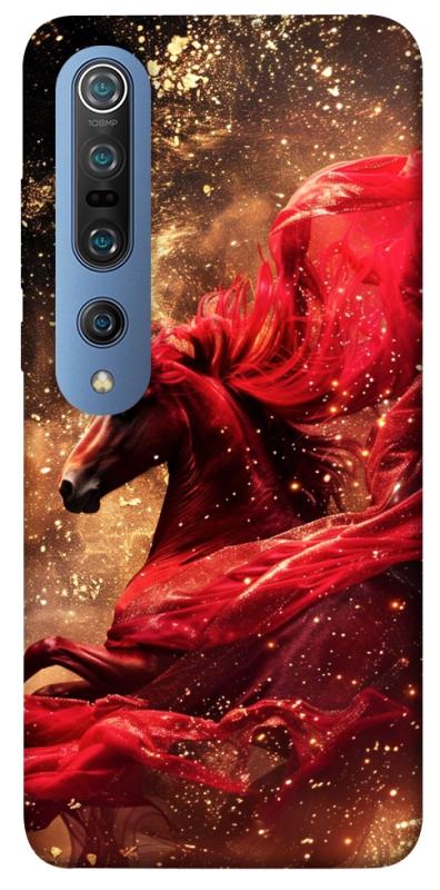 Чехол itsPrint Red sparkles Horse для Xiaomi Mi 10 / Mi 10 Pro, животные, купить оптом с доставкой