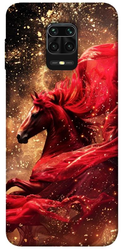 Чехол itsPrint Red sparkles Horse для Xiaomi Redmi Note 9s / Note 9 Pro / Note 9 Pro Max, животные, купить оптом с доставкой