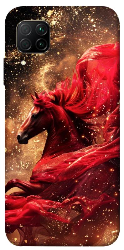Чехол itsPrint Red sparkles Horse для Huawei P40 Lite, животные, купить оптом с доставкой