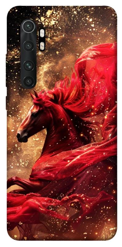 Чехол itsPrint Red sparkles Horse для Xiaomi Mi Note 10 Lite, животные, купить оптом с доставкой