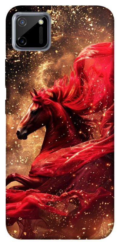 Чохол itsPrint Red sparkles Horse для Realme C11, тварини, купити оптом з доставкою