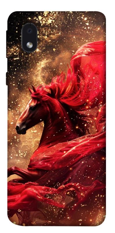 Чехол itsPrint Red sparkles Horse для Samsung Galaxy M01 Core / A01 Core, животные, купить оптом с доставкой