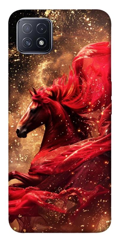 Чехол itsPrint Red sparkles Horse для Oppo A73, животные, купить оптом с доставкой