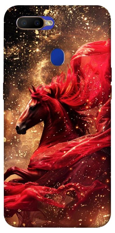 Чехол itsPrint Red sparkles Horse для Oppo A5s / Oppo A12, животные, купить оптом с доставкой