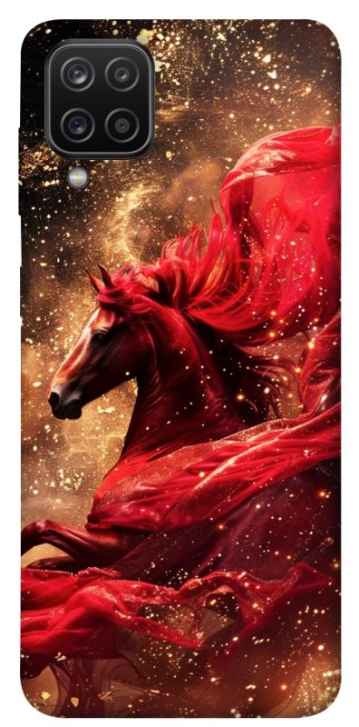 Чехол itsPrint Red sparkles Horse для Samsung Galaxy A12, животные, купить оптом с доставкой