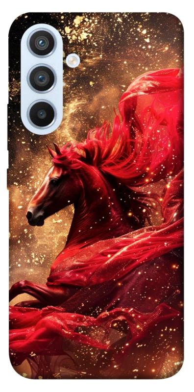 Чохол itsPrint Red sparkles Horse для Samsung Galaxy A54 5G, тварини, купити оптом з доставкою